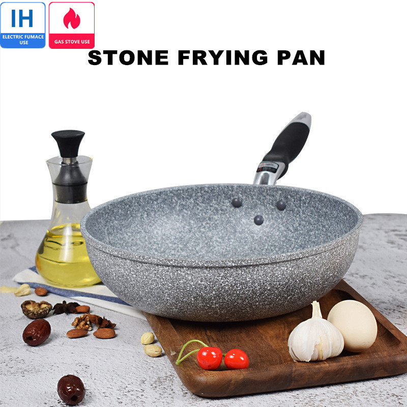 Home Cooking Cookbook - Padella antiaderente Padella Wok in pietra