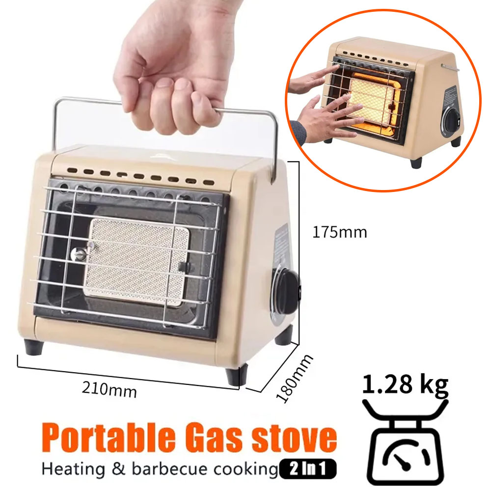 Stufa a Gas Portatile 2 in 1 d - Home Cooking Heater recensione e prezzo